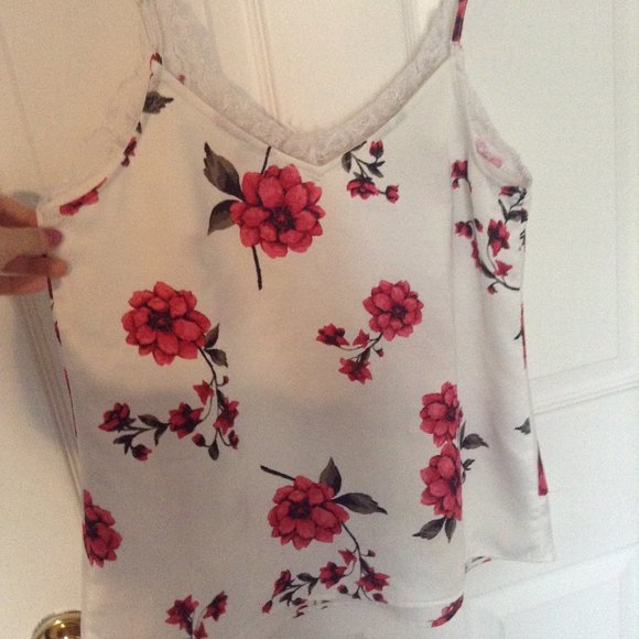 Tank Top With Lace Detail - Picture 1 of 4